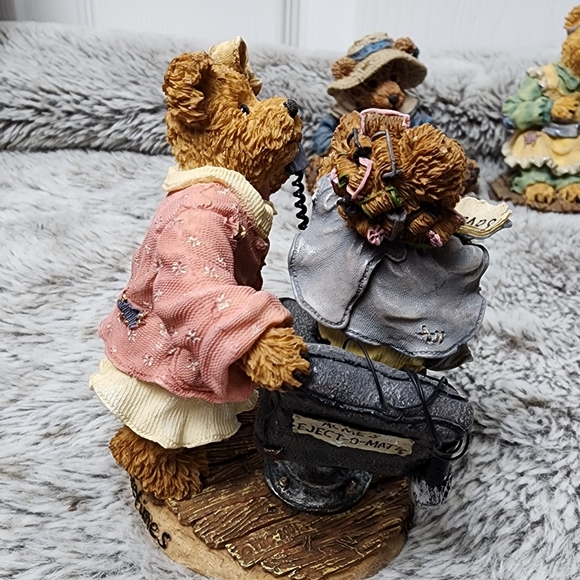 Lot of 4 Boyds Bears 🐻 & Friends The Bearstone Collection Figures - Picture 16 of 17